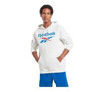 Reebok Identity Fleece Stacked Logo Pullover Sweatshirt Blanc L Homme