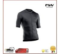 Maillot de vélo de cyclisme Northwave Active manches courtes noir respirant