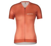 Maillot de vélo SCOTT RC Pro Short-sleeve Women's Shirt (rose beige/braze orange) femme EU L