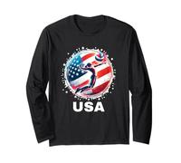 Maillot de volleyball de l'équipe américaine pour homme, femme, enfant Manche Longue