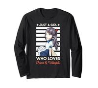 Maillot de Volleyball Just A Girl Who Loves Anime Volleyball Manche Longue