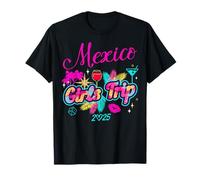 Maillot de Voyage Mexique 2025 pour Filles, Week-End, Vacances, Anniversaire Squad T-Shirt