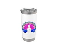 Maillot de yoga Chakra Bouddha méditation Gobelet isotherme en acier inoxydable double paroi