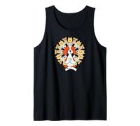 Maillot de yoga mandalas méditation beagle dog yoga Débardeur