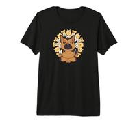 Maillot de Yoga Mandalas méditation Chien Berger Allemand T-Shirt Haut de Gamme
