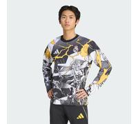 Maillot d'échauffement adidas Real Madrid Avengers 25/26 White / Black / Bold Gold M