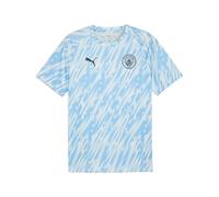 Puma Maillot de préchauffage Manchester City FC 25/26 Bleu (Silver Sky) Homme L