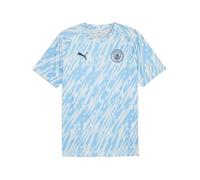 Puma Maillot de préchauffage Manchester City FC 25/26 Bleu (Silver Sky) Homme L