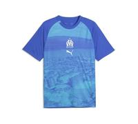 Puma Maillot d'échauffement Olympique de Marseille 2025/26 Bleu M Homme