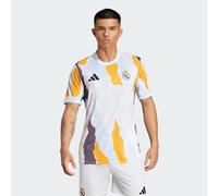 Maillot d'échauffement Real Madrid 24/25 White / Crew Orange / Charcoal / Glow Blue M