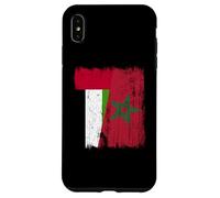 Maillot Demi-Drapeau du Maroc des Émirats Arabes Unis du Patrimoine marocain Coque pour iPhone XS Max