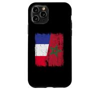 Maillot Demi-Drapeau France marocain Patrimoine français Coque pour iPhone 11 Pro