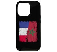 Maillot Demi-Drapeau France marocain Patrimoine français Coque pour iPhone 13 Pro