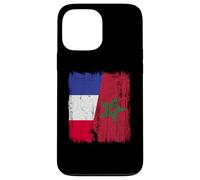 Maillot Demi-Drapeau France marocain Patrimoine français Coque pour iPhone 13 Pro Max