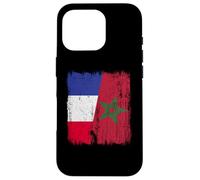 Maillot Demi-Drapeau France marocain Patrimoine français Coque pour iPhone 16 Pro