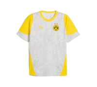 PUMA Maillot jaune foncé / gris / gris clair / noir, Taille S