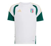 Adidas Italy 26/27 Tiro Training Junior Short Sleeve T-shirt Blanc 13-14 Years Garçons,Filles