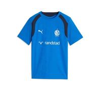 Puma Olympique Marseille Training Junior Short Sleeve T-shirt Bleu 15-16 Years Enfants