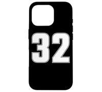 Maillot d'équipe de Sport numéro 32 pour Trente Deux Ans Coque pour iPhone 16 Pro