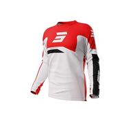 Shot Devo Star Long Sleeve T-shirt Rouge,Blanc M Homme