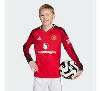 adidas Maillot manches longues domicile Manchester United 25/26 Junior - Rouge 15-16Y