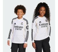 Maillot domicile à manches longues Real Madrid 25/26 pour enfants White 9-10A