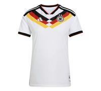 Adidas Germany 26/27 Authentic Home Woman Short Sleeve T-shirt Blanc L Femme