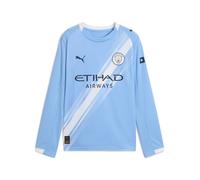 Maillot Domicile Enfant Manchester City 2025/26 Saison - Manches Longues - Team Light Blue- Taille : 152