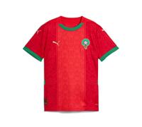 PUMA Maillot domicile Maroc 2025 Juniors pour enfants, rouge/vert, 9-10 ans