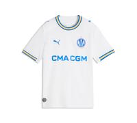 Puma Olympique Marseille 26/27 Replica Home Junior Short Sleeve T-shirt Blanc 15-16 Years Enfants