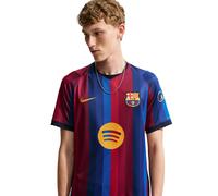 NIKE Maillot 'FCB' bleu marine / azur / rouge carmin / canneberge, Taille M