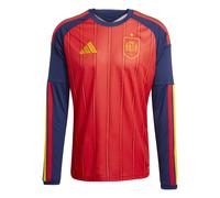 Adidas T-shirt fonctionnel Spain 26 Home Long Sleeve bleu marine/jaune/rouge vif Homme Taille M