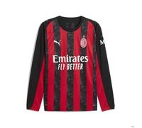 Puma Ac Milan 25/26 Replica Home Long Sleeve T-shirt Rouge M Homme
