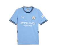 Puma Maillot de football Manchester City FC 24/25 Domicile Manches courtes Bleu M