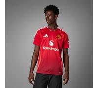 Adidas Manchester United 24/25 Home Short Sleeve T-shirt Rouge S Homme