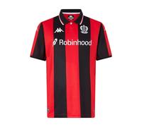 Kappa Maillot Kombat Home OGC Nice Homme Rouge Taille M coupe normale