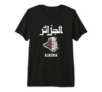 Maillot Drapeau Algérie Cadeau Foot Algérienne Dz T-Shirt Haut de Gamme