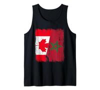Maillot du Patrimoine Canadien marocain Demi Drapeau du Canada Débardeur