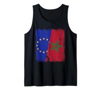 Maillot du Patrimoine marocain avec Demi-Drapeau européen Débardeur