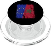Maillot du Patrimoine marocain avec Demi-Drapeau européen PopSockets PopGrip pour MagSafe
