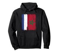 Maillot du Patrimoine marocain néerlandais Demi Drapeau des Pays-Bas Sweat à Capuche