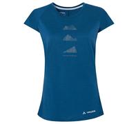 Vaude Tekoa Short Sleeve T-shirt Bleu 36 Femme