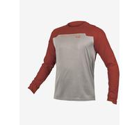 Endura - MT500 Burner Trikot Langarm - Maillot de cyclisme - XL - brick red