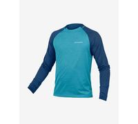 Endura Singletrack Long Sleeve T-shirt Bleu M Homme Atlantic