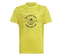 Adidas U Rfto Short Sleeve T-shirt Jaune 9-10 Years Enfants
