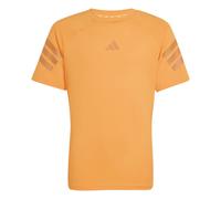 adidas - Kid's Sport Icons 3-Stripes Tee - T-shirt technique - 140 - pure orange / fox orange