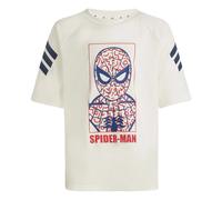 Adidas Ensemble de sport Marvel Spider-Man unisexe enfant Off white/Bleu foncé 6-7 ans