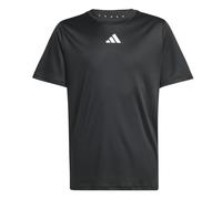 Adidas Train Essentials 3 Stripes Tee Tracksuit Noir 9-10 Years Enfants