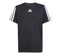 Adidas T-shirt Train Essentials 3-Stripes Noir/Blanc Garçon 9‑10 ans
