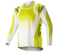 maillot enfant alpinestars youth racer push - jaune / blanc XL